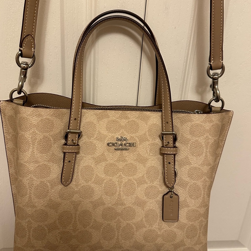 Coach Tan Signature Crossbody Bag